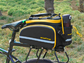 Велосипедная сумка на багажник CoolChange Bag 1680D PU (35L) Yellow - Фото 14