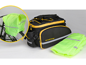 Велосипедная сумка на багажник CoolChange Bag 1680D PU (35L) Yellow - Фото 7