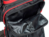 Велосипедная сумка на багажник PROMEND 1680D PU (35L) Red - Фото 6