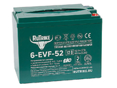 Тяговый гелевый аккумулятор RuTrike 6-EVF-52 (12V52A/H C3) - Фото 1